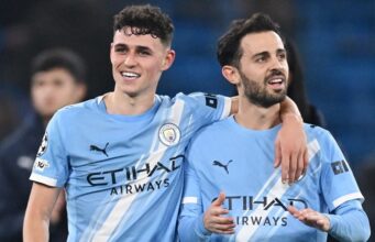 O técnico do Manchester City, Pep Guardiola, compara Phil Foden e Bernardo Silva (vídeo)