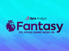 The 10% Club: as principais escolhas FPL da Opta para a semana 36