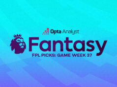 The 10% Club: as principais escolhas FPL da Opta para a semana 37