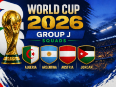 Copa do Mundo FIFA 2026: equipes do Grupo J
