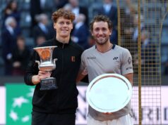 Ruud provocou o futebol italiano depois de perder a final do Masters 1000 Roma para Sinner