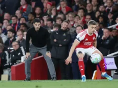 “Isso não é muito bom para a saúde”, reage Arteta após a vitória do Arsenal sobre o Burnley