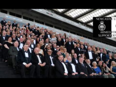 Celebração do Newcastle United Armed Forces Supporters Club no St James’ Park