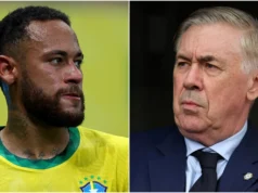 Neymar foi encaminhado para uma clínica particular depois de perder o primeiro treino de Ancelotti no Brasil antes da Copa do Mundo