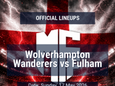 Escalação: Wolves x Fulham – domingo, 17 de maio de 2026, 15h BST
