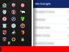 Vencedor do título definitivo do campeonato EFL, promoção, playoffs e probabilidades de rebaixamento