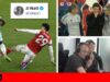 O proprietário do Burnley, JJ Watt, se torna viral com um tweet reagindo ao fato de Havertz, do Arsenal, evitar o cartão vermelho