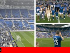 Seamus Coleman ‘merece coisa melhor’, já que a maioria dos fãs do Everton decide não ficar para sua despedida