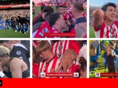 Cenas incríveis da reação de Bournemouth, Sunderland e Brighton à qualificação europeia