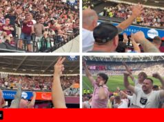 Os torcedores do Leeds se tornam virais com gritos zombando do rebaixamento do West Ham para o campeonato
