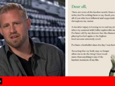 Kasper Schmeichel dá entrevista emocionada ao anunciar que foi forçado a se aposentar