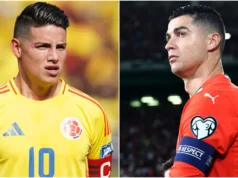 Portugal, de Cristiano Ronaldo, e Colômbia, de James Rodríguez, fazem história, já que a Copa do Mundo FIFA de 2026 contará com 27 confrontos internacionais inéditos