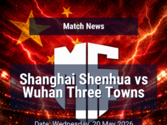 Shanghai Shenhua espera se estabilizar, Wuhan Three Town chega em busca da primeira oportunidade fora de casa