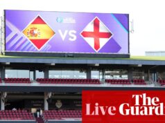 Espanha x Inglaterra: qualificação para a Copa do Mundo Feminina de 2027 – ao vivo | Torneios classificatórios para a Copa do Mundo Feminina de 2027