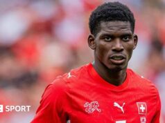 Copa do Mundo de 2026: Suíça viaja para os EUA sem Breel Embolo por problema de Esta