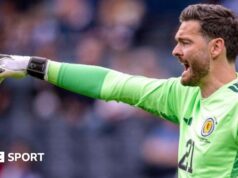 Escócia: Gordon se torna o jogador mais velho da Copa do Mundo, mas Gunn foi premiado com o número 1
