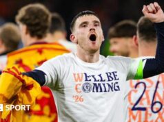 Copa do Mundo de 2026: o capitão da Escócia, Andy Robertson – um vislumbre da jornada de conto de fadas
