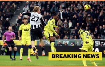 Tottenham e Newcastle amam Evan Ndicka