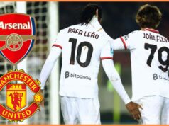 Manchester United e Arsenal estão perguntando sobre Rafael Leão