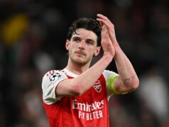‘Tranque ou fique fora’ Declan Rice envia mensagem aos rivais do Arsenal