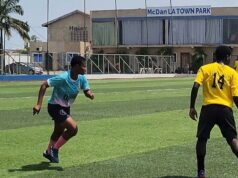 O par de Janet Eyram Zikpi entrega Rootz Sistaz para ganhar amigos Cabfix Ladies • Sahara Football