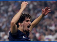 Romano marca a série insana de 54 jogos de Vitinha na Liga dos Campeões