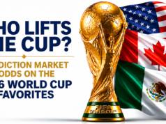 Quem levanta o troféu? Probabilidades do mercado de previsão dos favoritos da Copa do Mundo de 2026