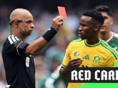 Copa do Mundo de 2026: três cartões vermelhos mostrados na vitória do México sobre a África do Sul