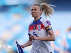 Leah Williamson, da Inglaterra, perderá as eliminatórias da Copa do Mundo na Espanha