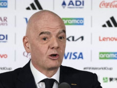 Corrupção contínua na Copa do Mundo por Gianni Infantino (56 1/4 anos).