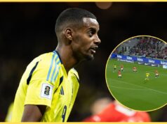 (VÍDEO) Alexander Isak marca um gol maravilhoso na derrota da Suécia para a Noruega