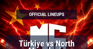 Escalação: Türkiye x Macedônia do Norte – segunda-feira, 1º de junho de 2026, 18h30 BST