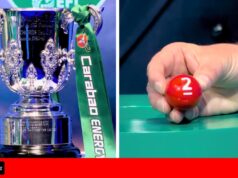 Sorteio da rodada preliminar da Carabao Cup 2026/27 completo com EFL explicando o formato revisado