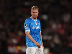 La Repubblica: O Napoli considera que Kevin De Bruyne está subindo se não cumprir os padrões