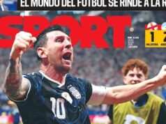 Capa SPORT de hoje, quinta-feira, 16 de julho de 2026