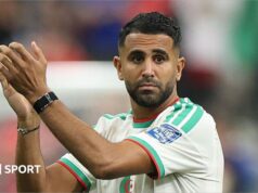 Copa do Mundo de 2026: Riyad Mahrez se aposenta da Argélia após eliminação na 32ª rodada