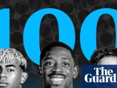 Os 100 melhores jogadores de futebol masculino do mundo 2025