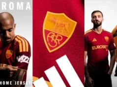 Roma revela uniforme titular para 2026/27