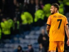 Distância mínima entre as exigências de Pellegrini e a oferta de Roma