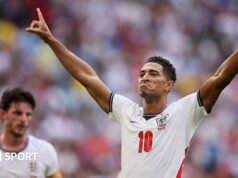 Jude Bellingham bate recorde de gols na Copa do Mundo da Inglaterra