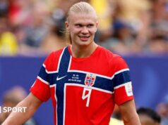 Copa do Mundo de 2026: Erling Haaland insiste na ‘pressão’ sobre a Inglaterra antes das quartas de final