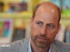 ‘Despojado’ Príncipe William lidera homenagem à seleção inglesa após derrota