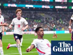 Copa do Mundo de 2026: Inglaterra venceu o México em suspense no Azteca – em fotos