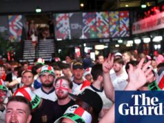 ‘Dormi três horas’: torcedores assistem a Inglaterra vencer o México na Copa do Mundo | Campeonato Mundial de 2026