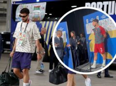 ASSISTA: Rubén Dias sai furioso da conferência de imprensa de Portugal em circunstâncias BIZARRAS depois de parecer irritado com o espanhol Mikel Merino