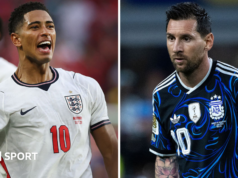 Copa do Mundo de 2026: Inglaterra usa uniforme todo branco e Argentina usa azul marinho nas semifinais
