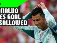 Ronaldo viu o empate ser anulado por impedimento