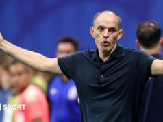 Copa do Mundo de 2026: Thomas Tuchel mantém o apoio da FA, apesar da derrota da Inglaterra