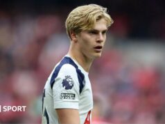 Lucas Bergvall: Nottingham Forest fará oferta de £ 45 milhões pelo meio-campista do Tottenham