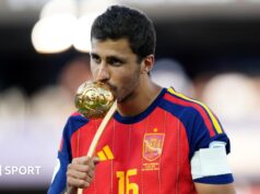 Copa do Mundo de 2026: as ações de Rodri atingem seu ponto mais alto enquanto o meio-campista espanhol aumenta a coleção de troféus